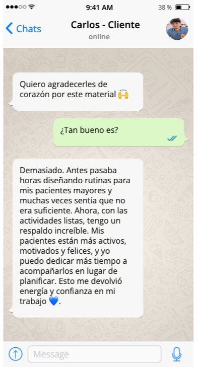 Testimonio de cuidadora 3