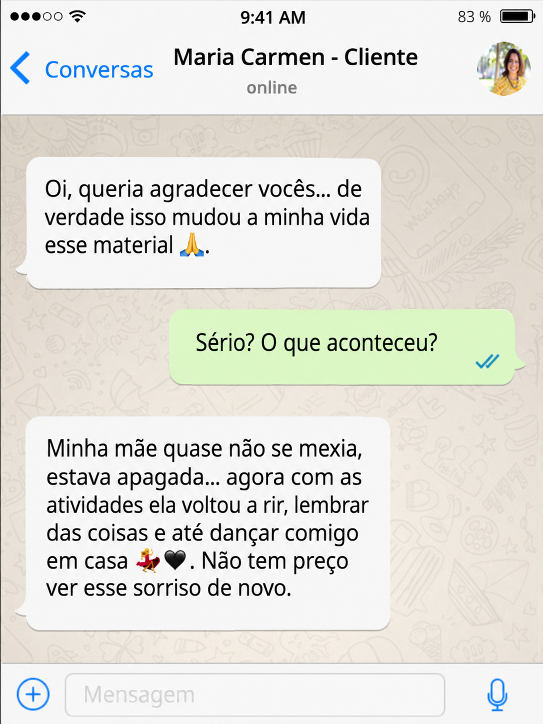 Depoimento de usuário 3